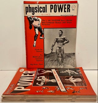 Item #21765 Physical Power Magazine (7 issues). Gene Mozee, -in-Chief