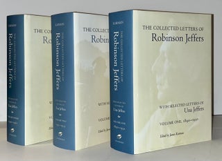 Item #21802 The Collected Letters of Robinson Jeffers with Selected Letters of Una Jeffers (three...