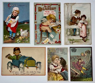 Charming Collection of Seven 19th Century Post Cards and Advertisments