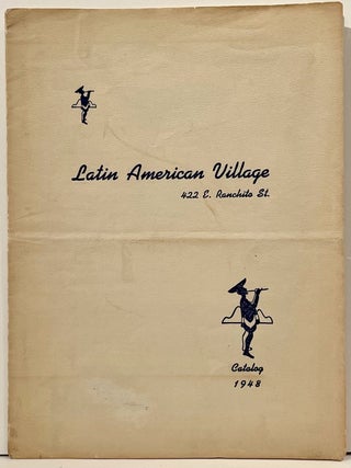 Item #21871 Latin American Village Catalog 1948. Hugo A. Escobar T., Mrs. Margaret C. Rasmussen,...