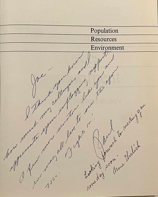 Item #21918 Population Resources Environment: Issues in Human Ecology. Paul R. Ehrlich, Anne H....