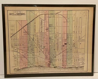 Item #21938 Plan of the City of Detroit. Samuel Augustus Mitchell Jr