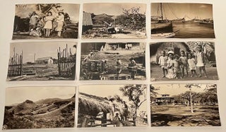 Collection of 23 Real Photo Post Cards Showing Scenery and Peoples of (most likely) French Indochina