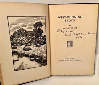 Item #22019 West-Running Brook. Robert Frost