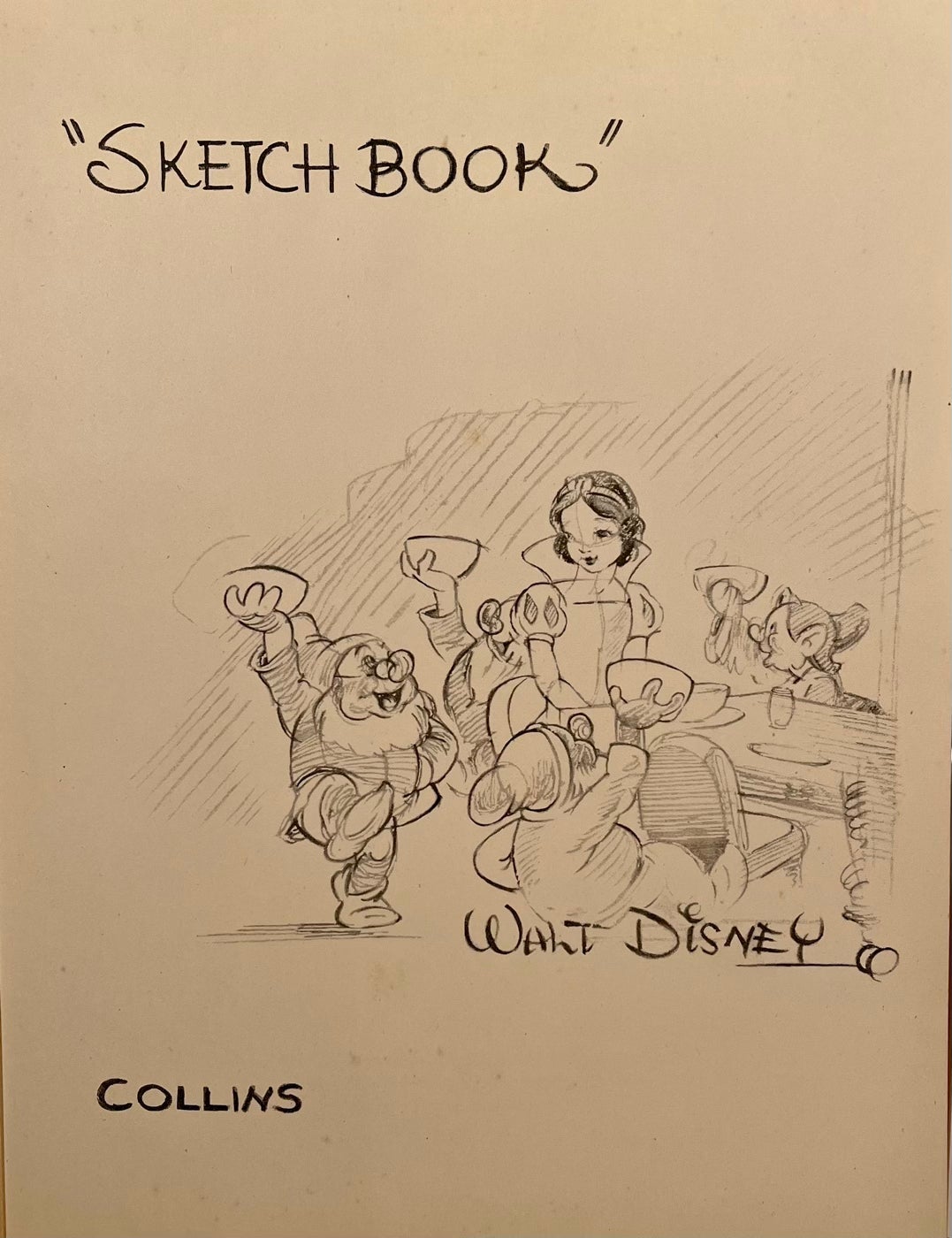 Walt Disney's Sketch Book of Snow White and the Seven Dwarfs by Walt Disney  on Carpe Diem Fine Books