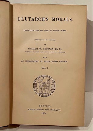 Plutarch's Morals (5 volumes)