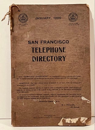 Item #22151 San Francisco Telephone Directory