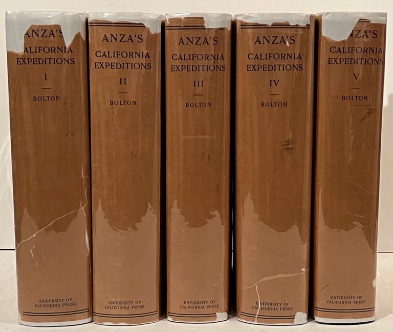 Anza's California Expeditions (INSCRIBED; 5 Volumes