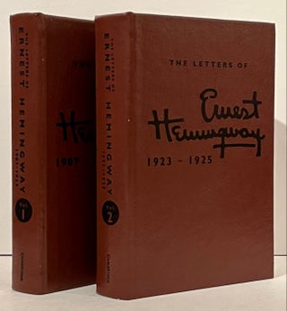 Item #22182 The Letters of Ernest Hemingway (Two leatherbound volumes). Ernest Hemingway, Sandra...