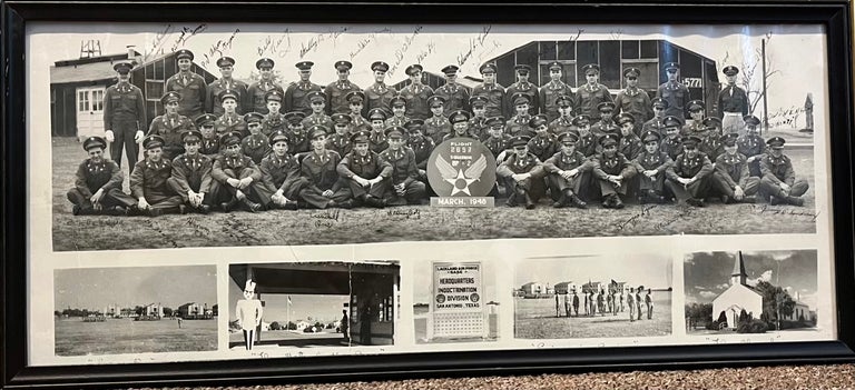 Signed Photograph of Members of USAAF Flight 2657, Squadron BP-2