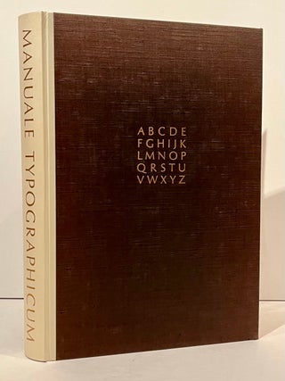 Item #22367 Manuale Typographicum: 100 Typographical Arragements with Considerations about Types,...