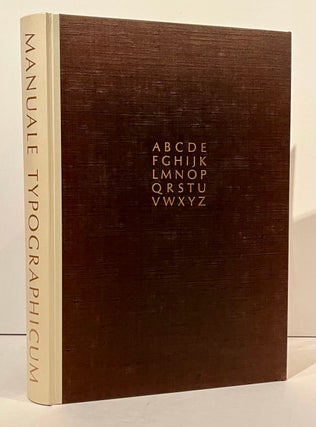 Item #22367 Manuale Typographicum: 100 Typographical Arragements with Considerations about Types,...