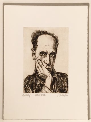 Item #22684 Edward Weston (SIGNED Portrait Etching). Jack Coughlin