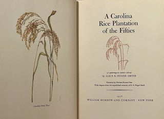 A Carolina Rice Plantation of the Fifties