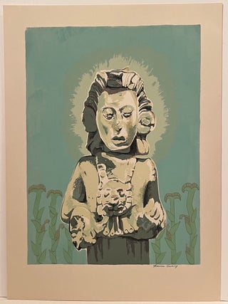 Masterpieces of Maya Art - A Maya City: restoration by Tatiana Proskouriakoff together with The Corn God: Sculpture from Copán (SIGNED)