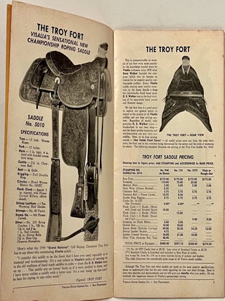 Visalia Stock Saddle Company Condensed Catalog No. 34