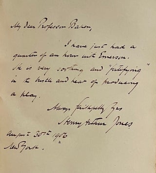 Essays of Ralph Waldo Emerson with preface by Thomas Carlyle (INSCRIBED Association copy)