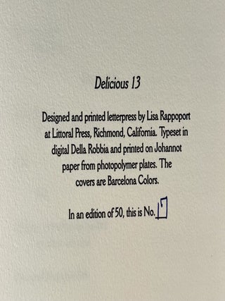 3 Publications - Delicious 13; Prisoners of the Earth; The Other Woman
