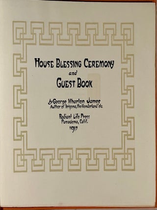 House Blessings and Guest Book