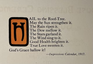 House Blessings and Guest Book