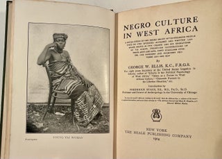Negro Culture in West Africa. A Social Study of the Negro Group