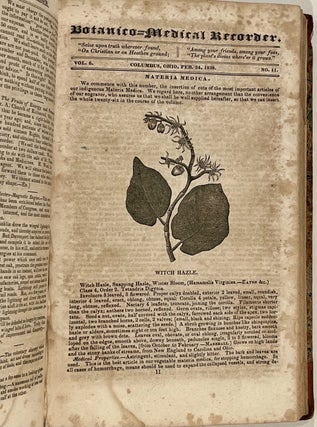 The Botanico-Medical Recorder: Or Impartial Advocate of Botanic Medicine, and the Principles Which Govern the Botanico-Medical Practice (Vol. VI)