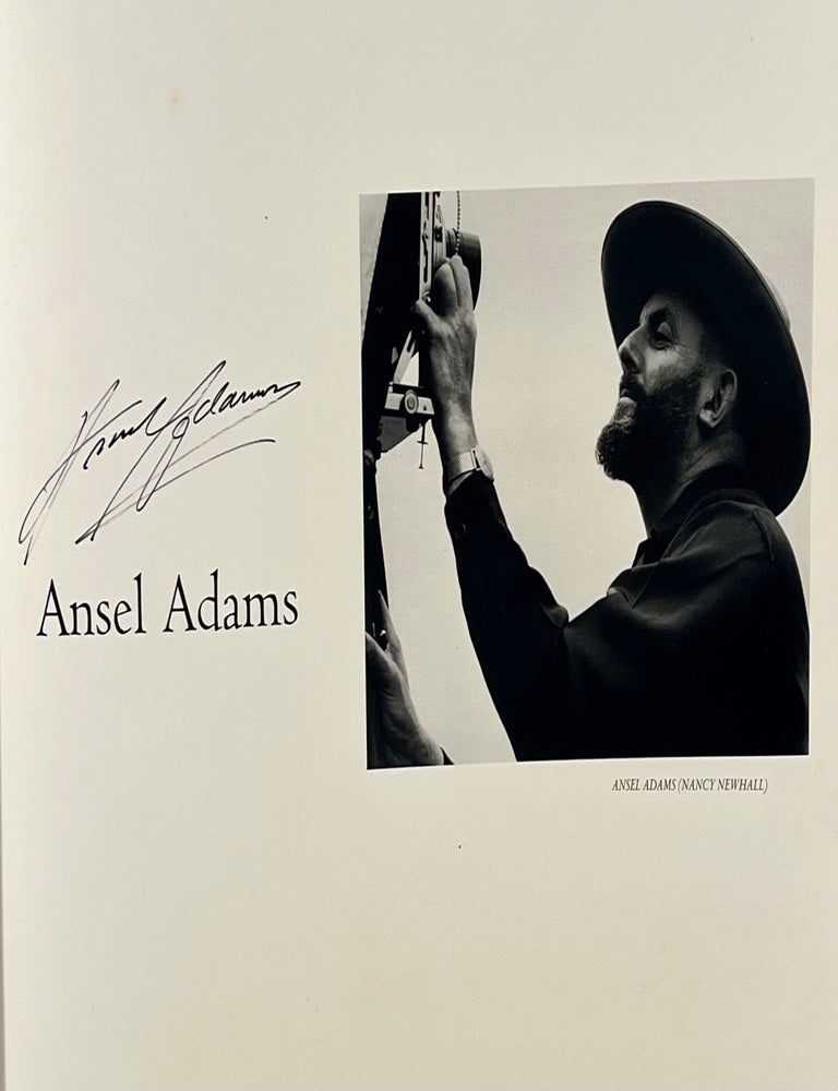 Ansel Adams: The Eloquent Light: His Photographs and the Classic Biography (SIGNED by Ansel Adams