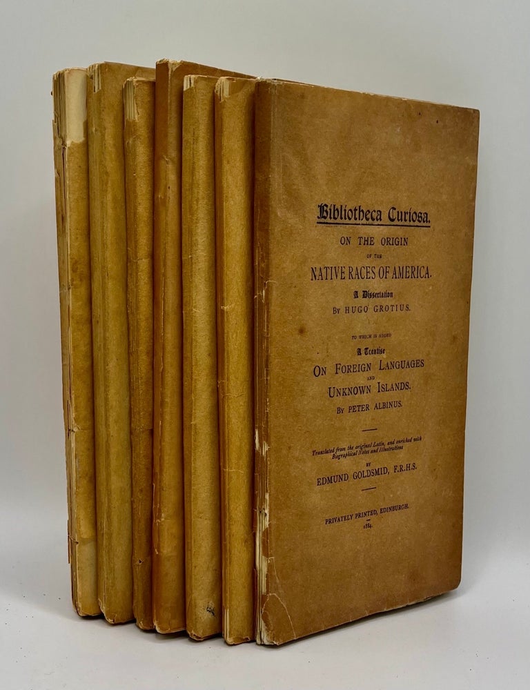 Bibliotheca Curiosa: The Famous Historie of Fryer Bacon; On the Origin of the Native Races of...