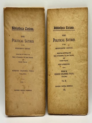 Bibliotheca Curiosa: The Famous Historie of Fryer Bacon; On the Origin of the Native Races of America; Some Political Satires of the Seventeenth Century; A Nocturnal Expedition Round My Room; and A Journey Round My Room