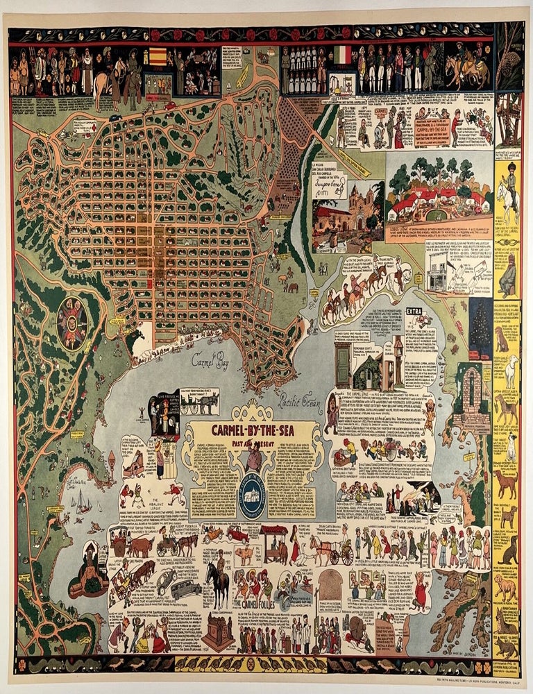 Carmel-By-The-Sea Past and Present (Carte/Map