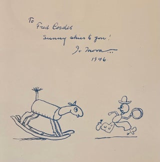 Trail Dust and Saddle Leather (INSCRIBED, with original drawing)