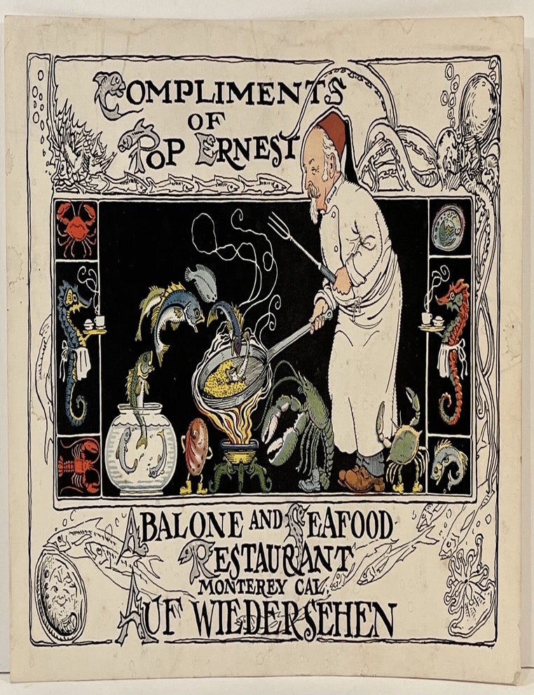 Pop Ernest, Abalone and Seafood Restaurant Menu
