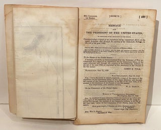 Message From the President... Communicating a Report of an Expedition Led by Lieutenant Abert, on the Upper Arkansas and Through the Country of the Camanche Indians, in the Fall of the Year 1845.