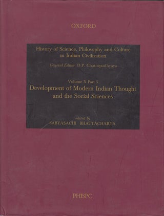 Item #8152 Development of Modern Indian Thought and the Social Sciences: Volume X, Part 5...