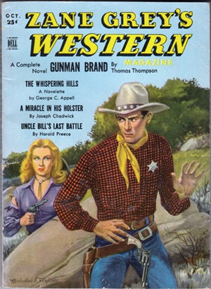 Item #8622 Zane Grey's Western Magazine (Jo Mora story & illustrations